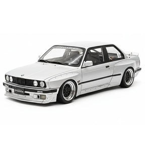 [Ignition] 1:18 BMW 1986 M3 E30 Pandem Rocket Bunny Widebody Silver Model Car Resin