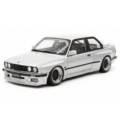 [Ignition] 1:18 BMW 1986 M3 E30 Pandem Rocket Bunny Widebody Silver Model Car Resin