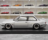 [Ignition] 1:18 BMW 1986 M3 E30 Pandem Rocket Bunny Widebody Silver Model Car Resin