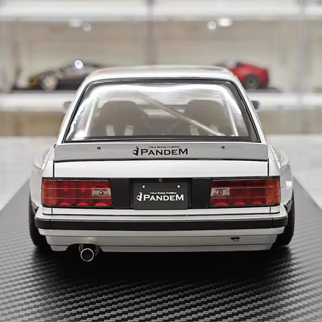 [Ignition] 1:18 BMW 1986 M3 E30 Pandem Rocket Bunny Widebody Silver Model Car Resin