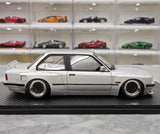 [Ignition] 1:18 BMW 1986 M3 E30 Pandem Rocket Bunny Widebody Silver Model Car Resin