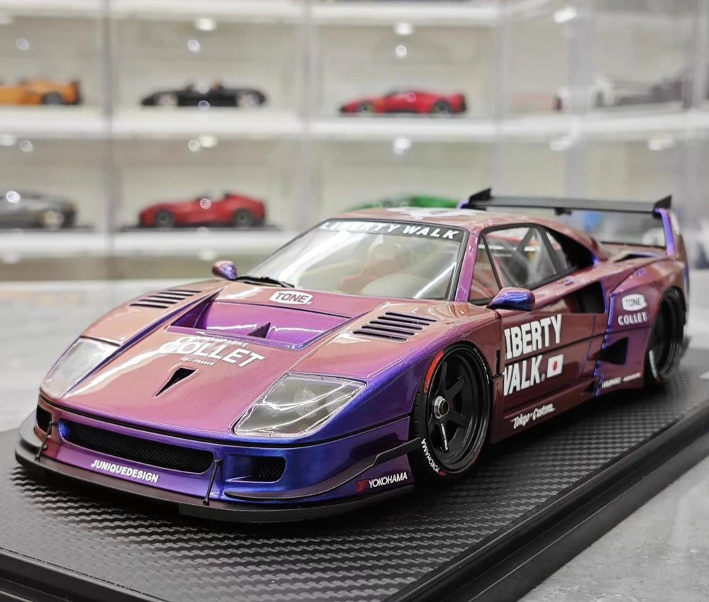 [Ignition] 1:18 Ferrari 1987 F40 Liberty Walk Gradient Model Car Resin