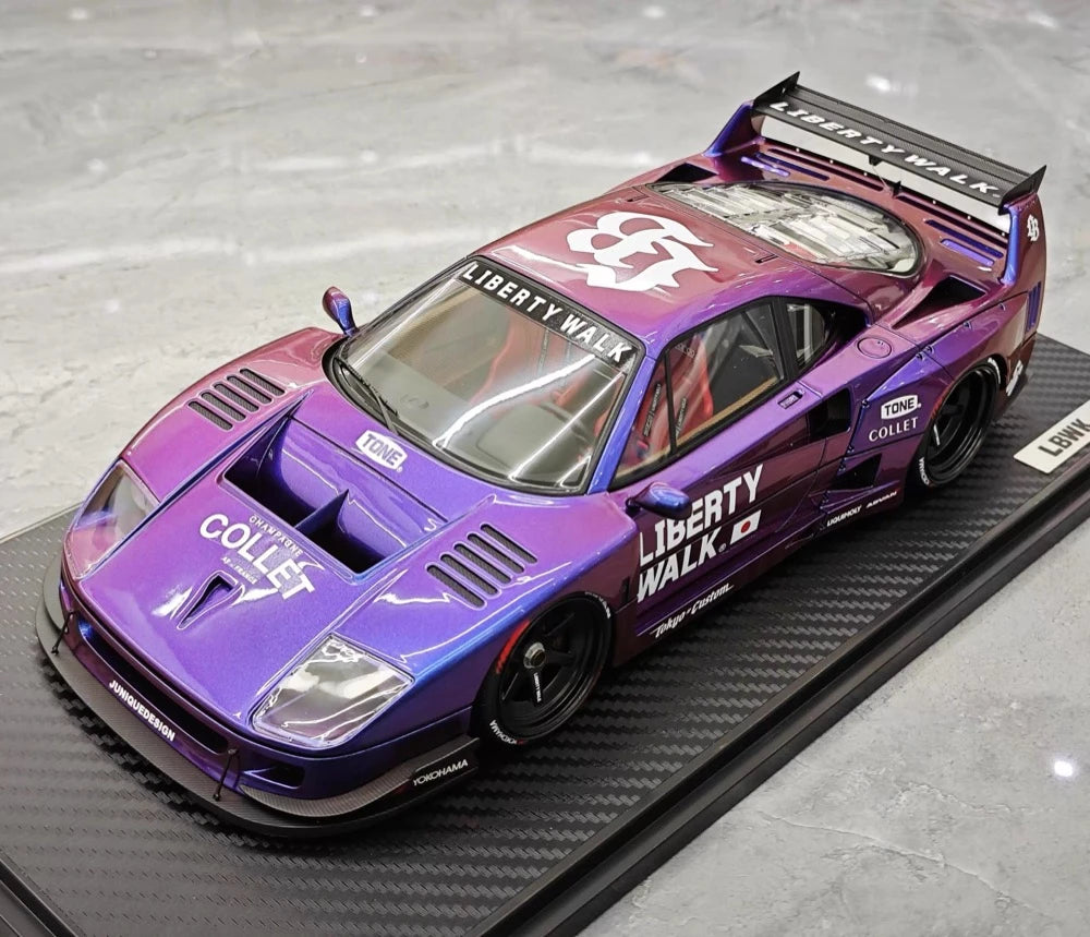 [Ignition] 1:18 Ferrari 1987 F40 Liberty Walk Gradient Model Car Resin