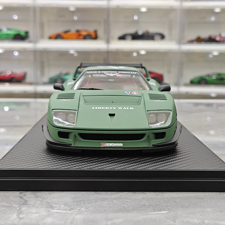 إشعال Ferrari 1987 F40 Liberty Walk JDM 1:18 – راتنج نموذجي قابل للجمع