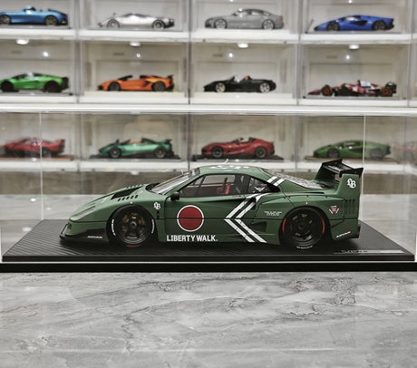 إشعال Ferrari 1987 F40 Liberty Walk JDM 1:18 – راتنج نموذجي قابل للجمع