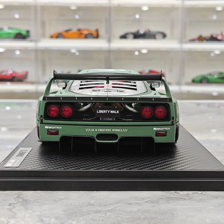 إشعال Ferrari 1987 F40 Liberty Walk JDM 1:18 – راتنج نموذجي قابل للجمع