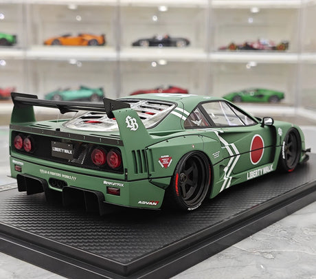 إشعال Ferrari 1987 F40 Liberty Walk JDM 1:18 – راتنج نموذجي قابل للجمع