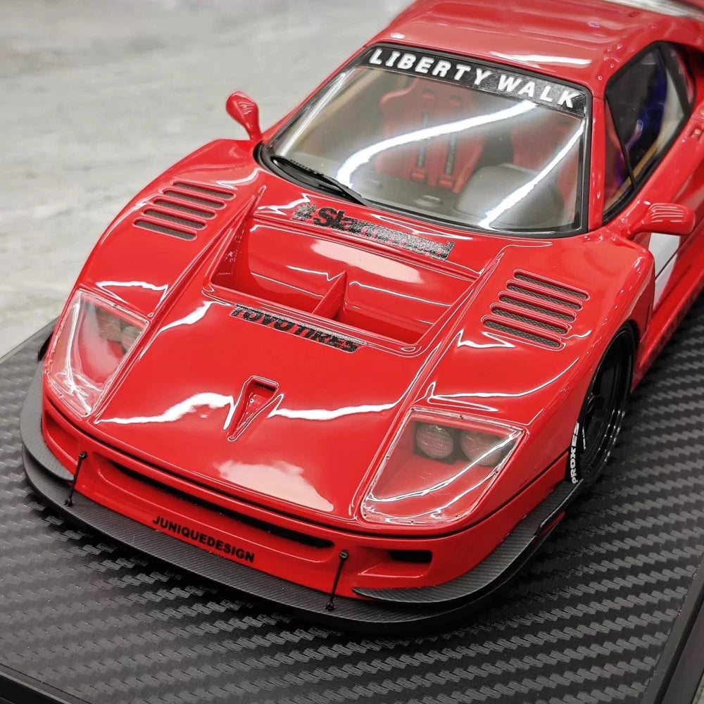 [Ignition] 1:18 Ferrari 1987 F40 Liberty Walk Red Model Car Resin
