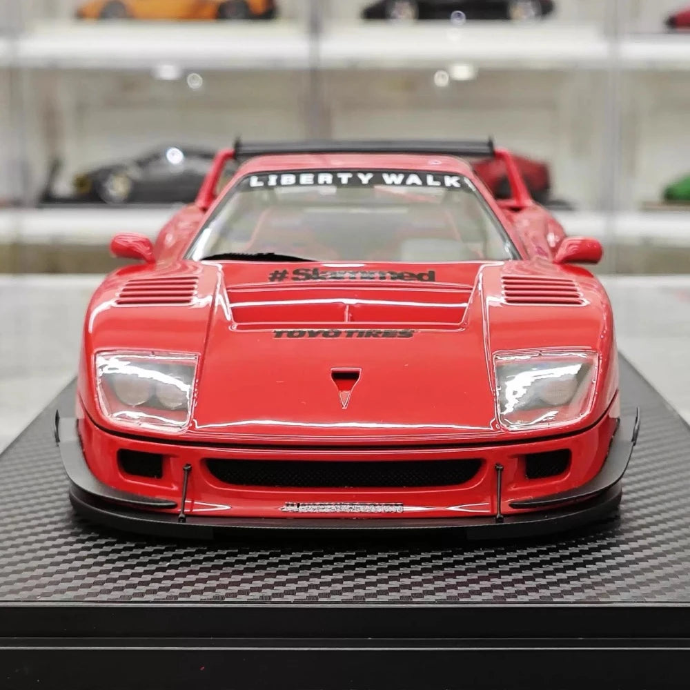 [Ignition] 1:18 Ferrari 1987 F40 Liberty Walk Red Model Car Resin