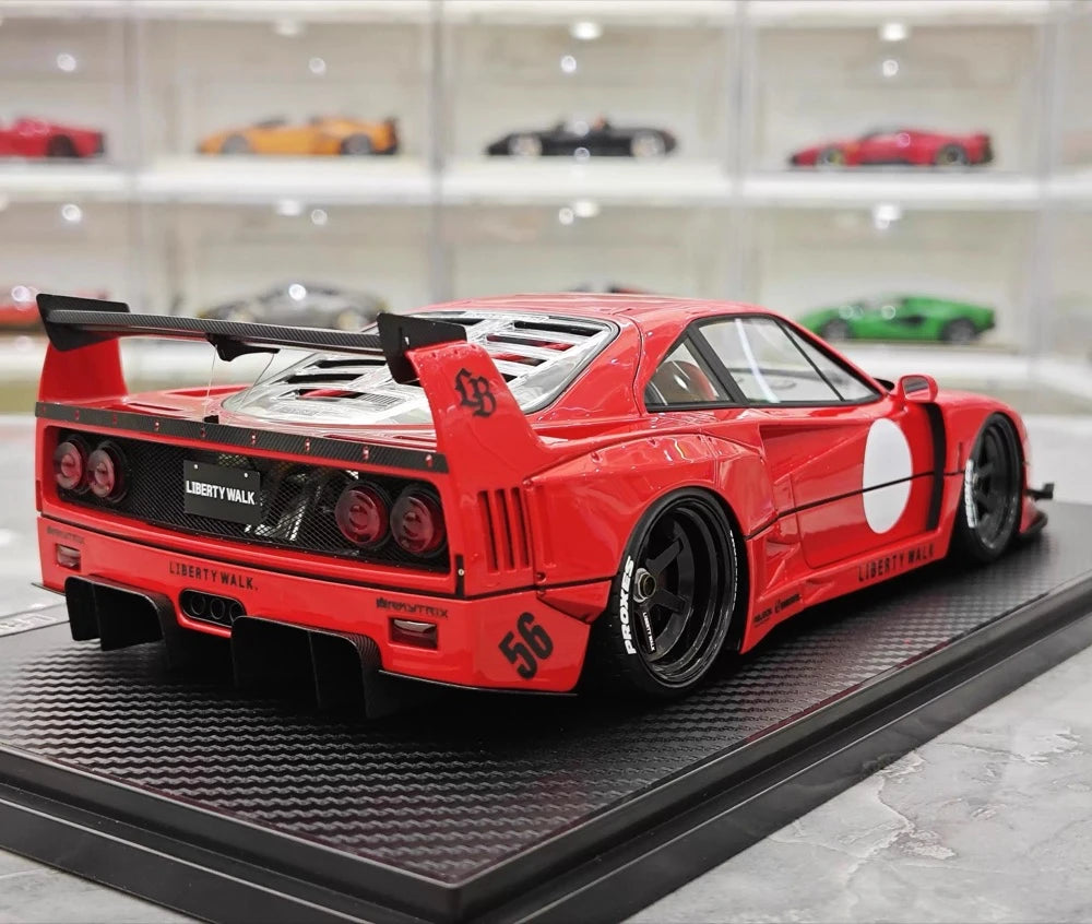 [Ignition] 1:18 Ferrari 1987 F40 Liberty Walk Red Model Car Resin