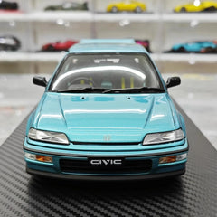 [Ignition] 1:18 Honda 1987 Civic EF SiR blu modellino di auto resina