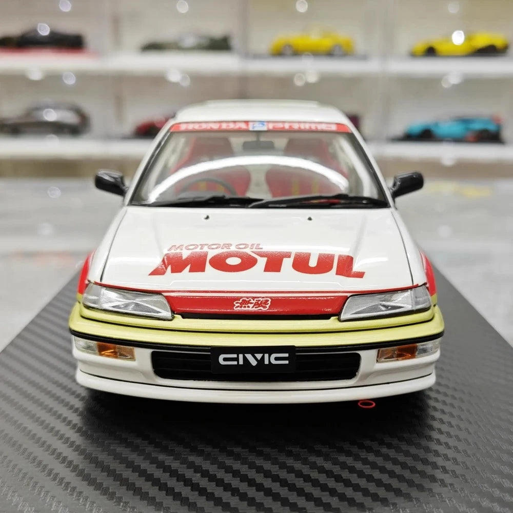 [Ignition] 1:18 Honda 1987 Civic EF SiR Motor Sport Model Car Resin