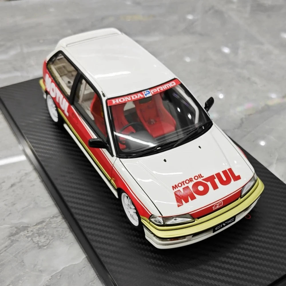 [Ignition] 1:18 Honda 1987 Civic EF SiR Motor Sport Model Car Resin