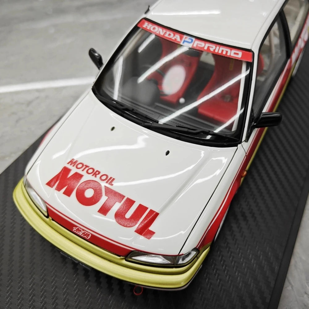 [Ignition] 1:18 Honda 1987 Civic EF SiR Motor Sport Model Car Resin