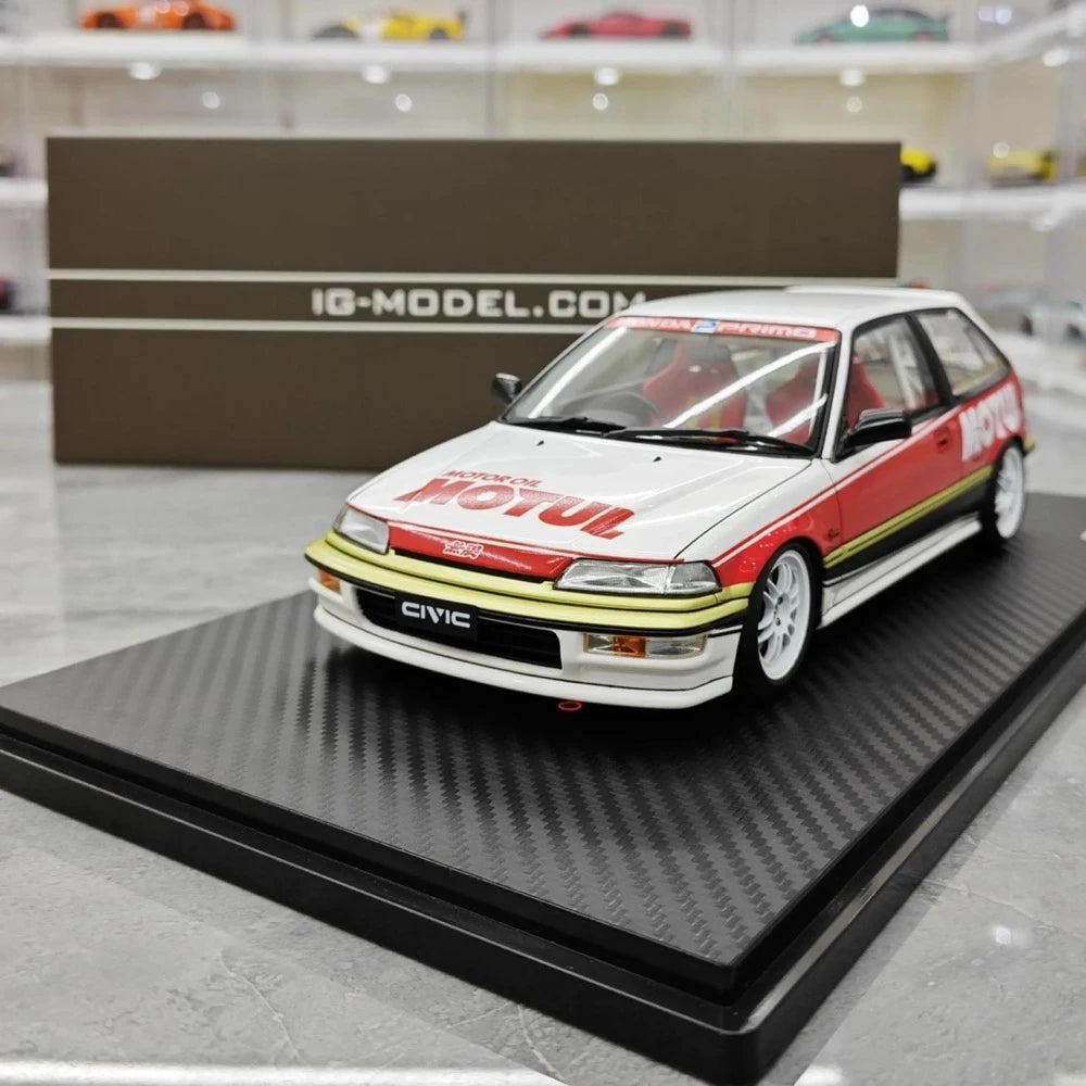 [Ignition] 1:18 Honda 1987 Civic EF SiR Motor Sport Model Car Resin