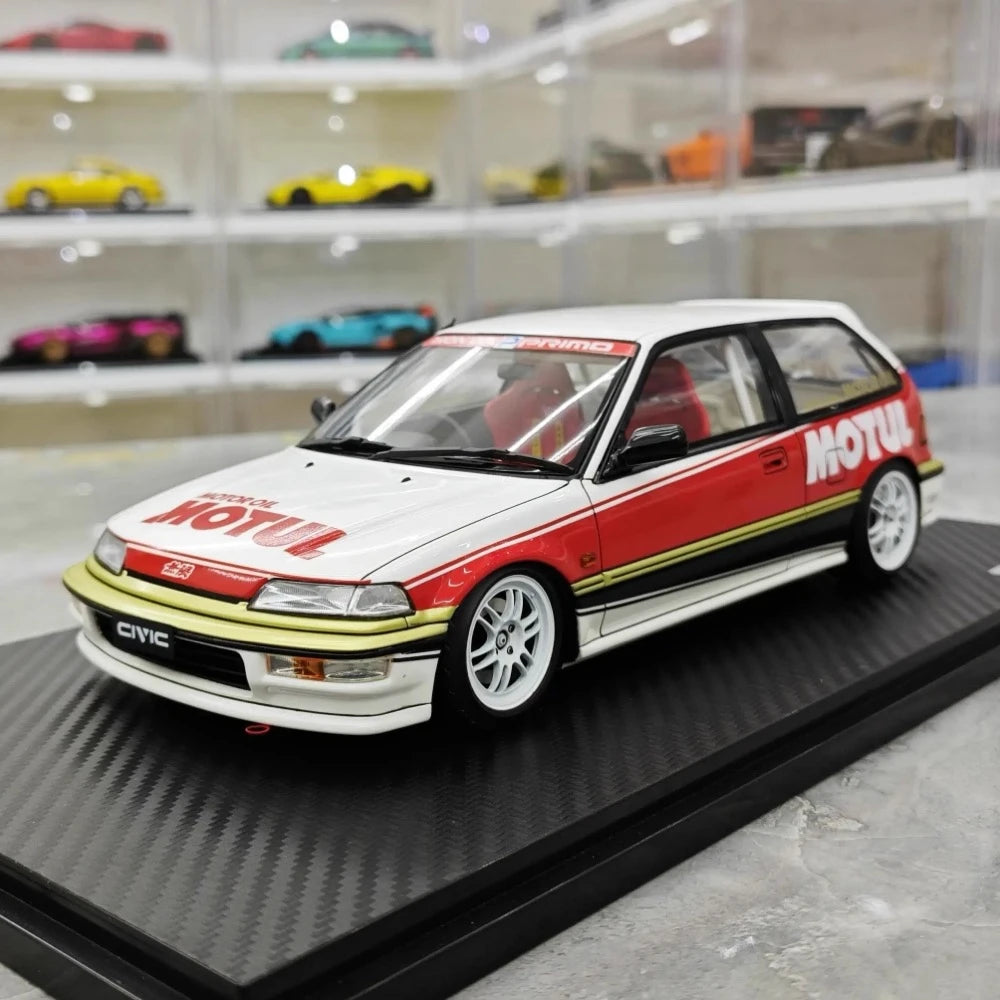 [Ignition] 1:18 Honda 1987 Civic EF SiR Motor Sport Model Car Resin