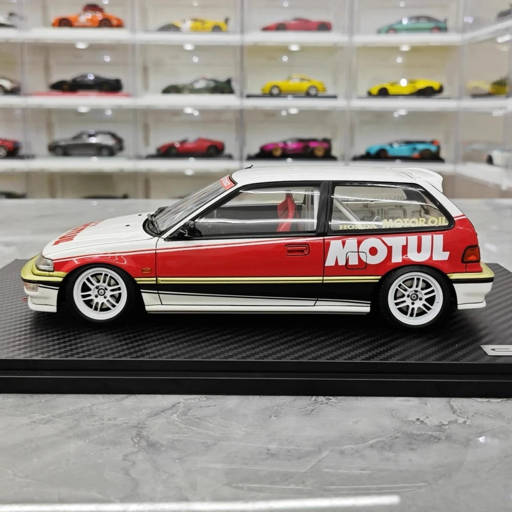[Ignition] 1:18 Honda 1987 Civic EF SiR Motor Sport Model Car Resin