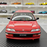 [Ignition] 1:18 Honda 1987 Civic EF SiR Red Model Car Resin