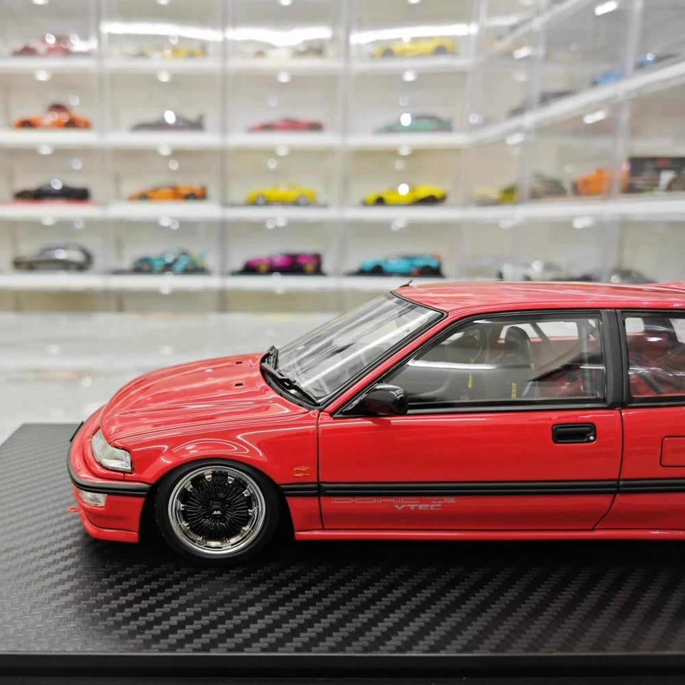 [Ignition] 1:18 Honda 1987 Civic EF SiR Red Model Car Resin