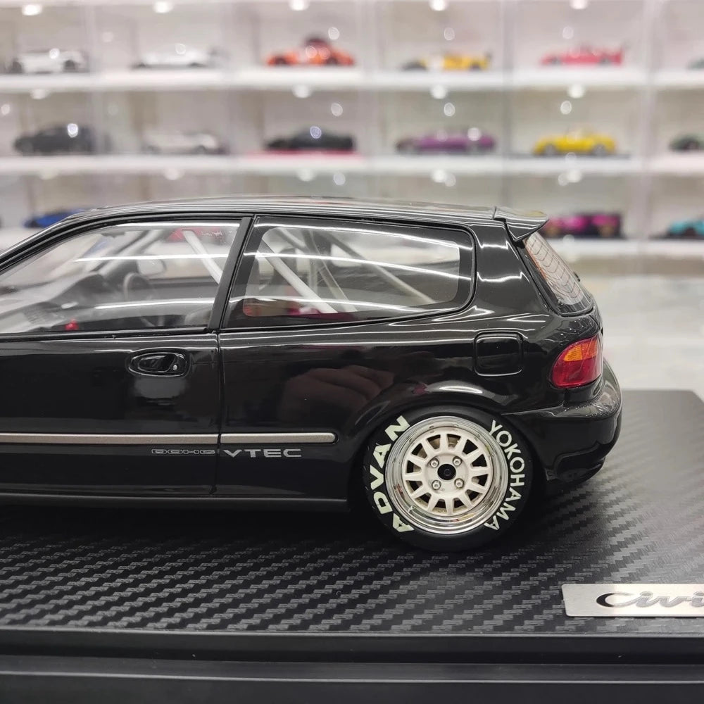 [Ignition] 1:18 Honda 1992 Civic EG6 Black Model Car Resin