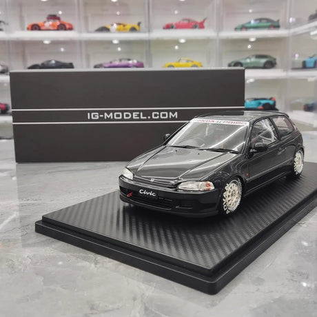 [Ignition] 1:18 Honda 1992 Civic EG6 Black Model Car Resin
