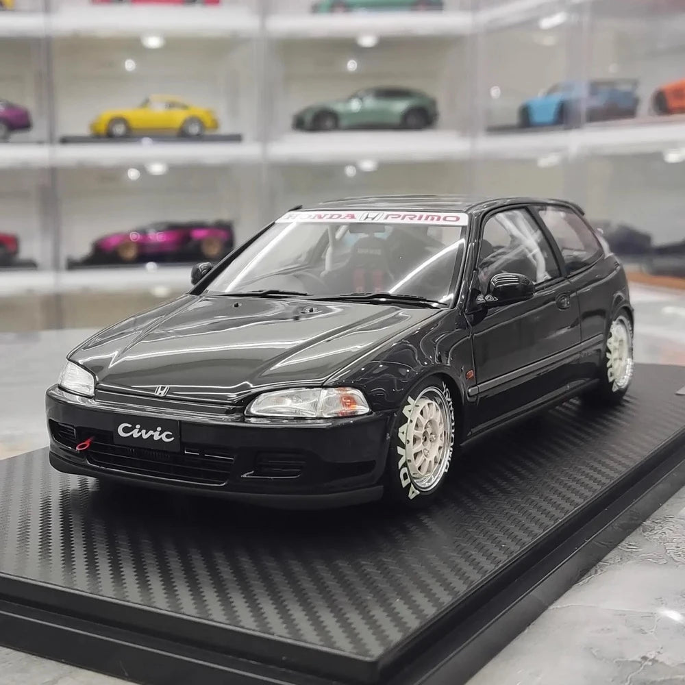 [Ignition] 1:18 Honda 1992 Civic EG6 Black Model Car Resin