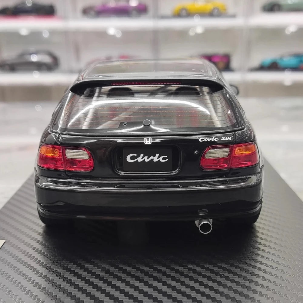 [Ignition] 1:18 Honda 1992 Civic EG6 Black Model Car Resin