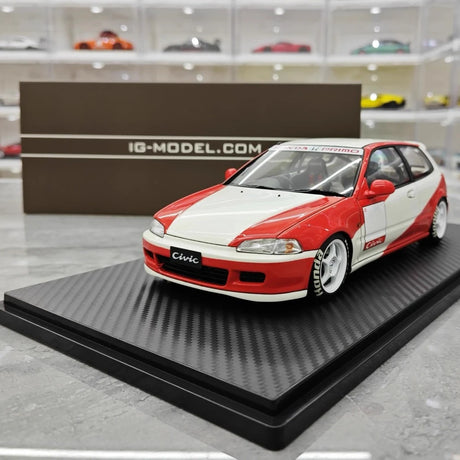 [Ignition] 1:18 Honda 1992 Civic EG6 Red Model Car Resin