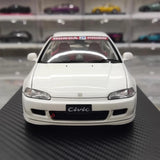 [Ignition] 1:18 Honda 1992 Civic EG6 White Model Car Resin