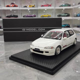 [Ignition] 1:18 Honda 1992 Civic EG6 White Model Car Resin