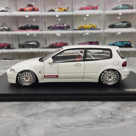 [Ignition] 1:18 Honda 1992 Civic EG6 White Model Car Resin