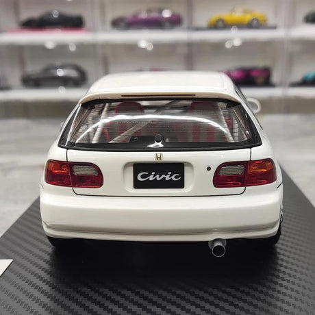 [Ignition] 1:18 Honda 1992 Civic EG6 White Model Car Resin