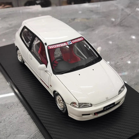 [Ignition] 1:18 Honda 1992 Civic EG6 White Model Car Resin