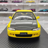[Ignition] 1:18 Honda 1992 Civic EG6 Yellow Model Car Resin