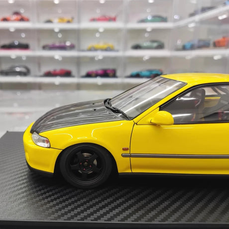 [Ignition] 1:18 Honda 1992 Civic EG6 Yellow Model Car Resin