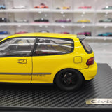 [Ignition] 1:18 Honda 1992 Civic EG6 Yellow Model Car Resin