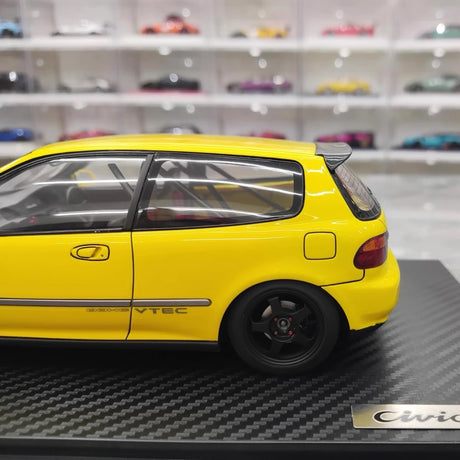 [Ignition] 1:18 Honda 1992 Civic EG6 Yellow Model Car Resin