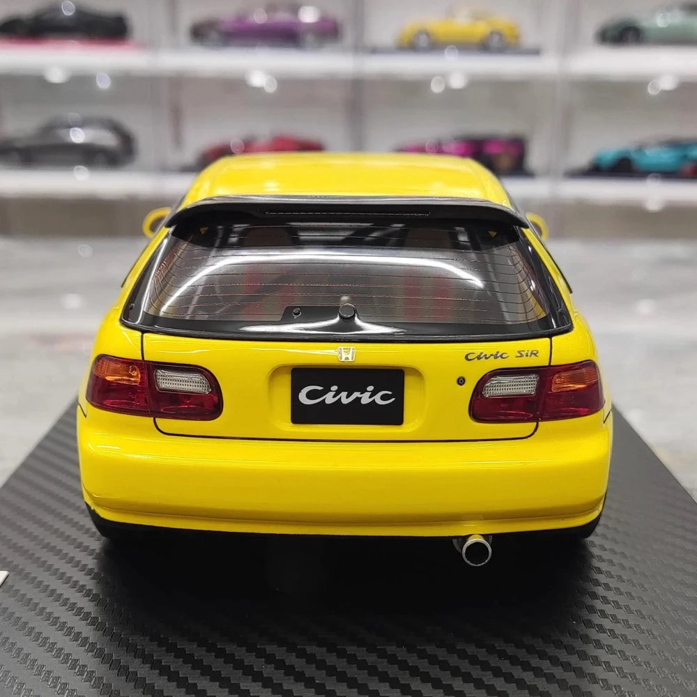 [Ignition] 1:18 Honda 1992 Civic EG6 Yellow Model Car Resin