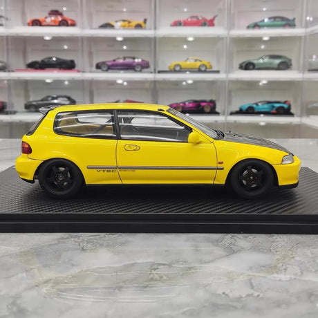 [Ignition] 1:18 Honda 1992 Civic EG6 Yellow Model Car Resin