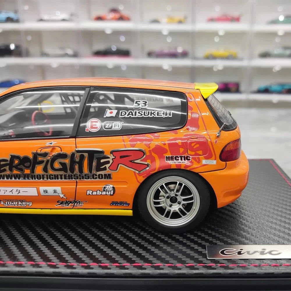 [Ignition] 1:18 Honda 1992 Civic EG6 Zero Fighter da corsa modellino di auto resina