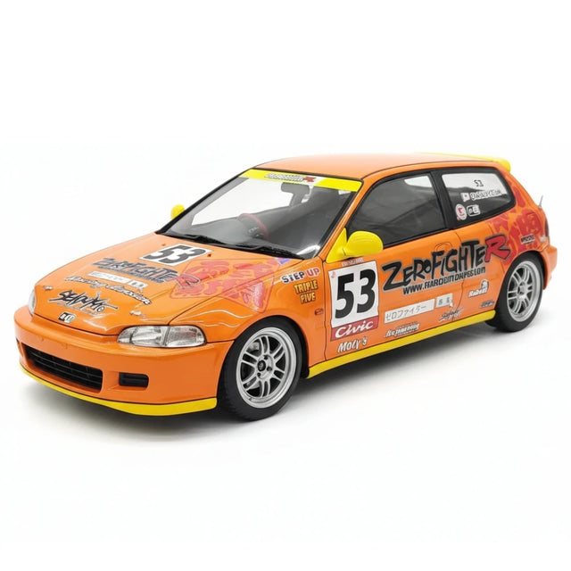 [Ignition] 1:18 Honda 1992 Civic EG6 Zero Fighter Racing Model Car Resin