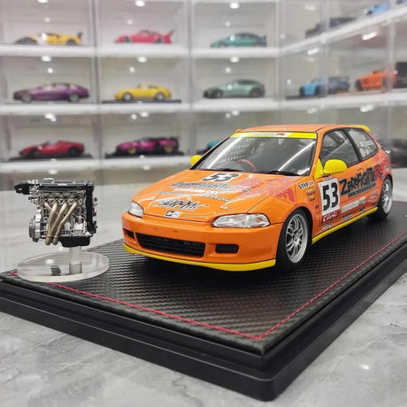 [Ignition] 1:18 Honda 1992 Civic EG6 Zero Fighter Racing Model Car Resin