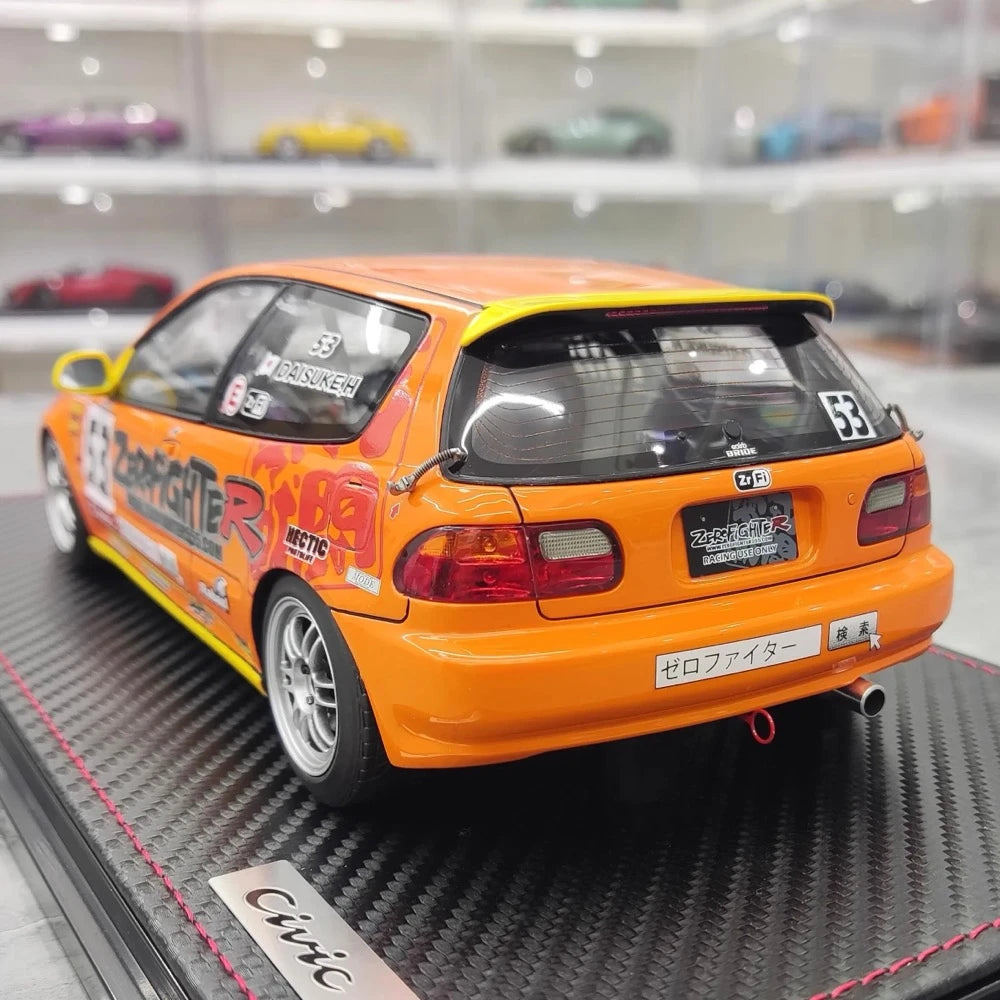 [Ignition] 1:18 Honda 1992 Civic EG6 Zero Fighter da corsa modellino di auto resina