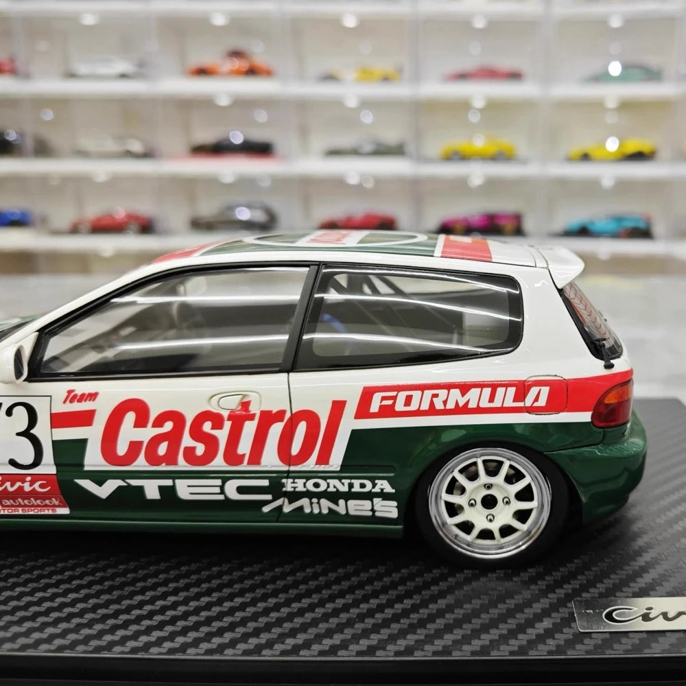 [Ignition] 1:18 Honda 1994 Civic EG6 Castrol modellino di auto resina