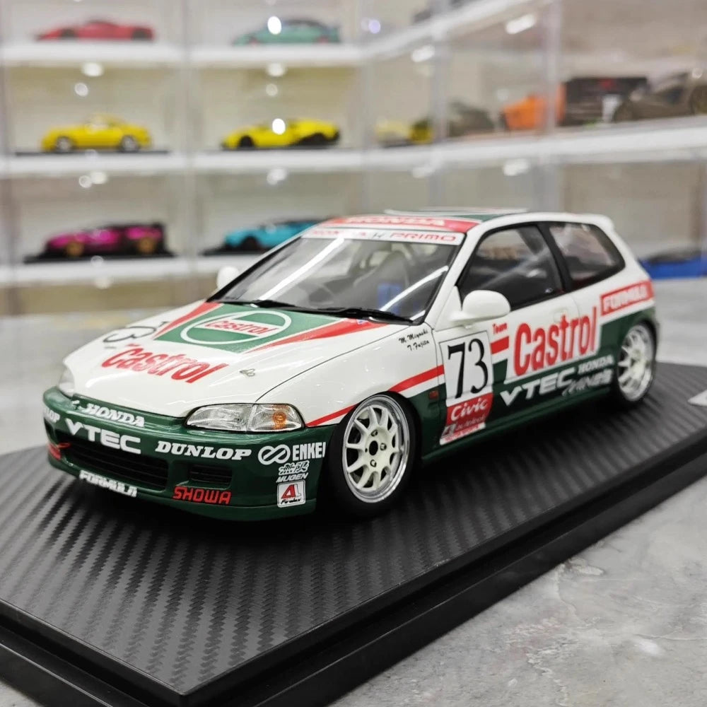 [Ignition] 1:18 Honda 1994 Civic EG6 Castrol modellino di auto resina