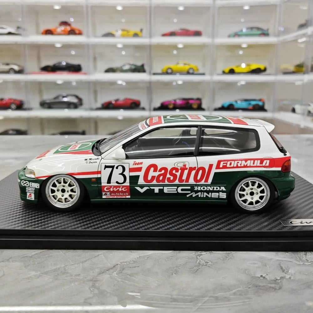 [Ignition] 1:18 Honda 1994 Civic EG6 Castrol modellino di auto resina