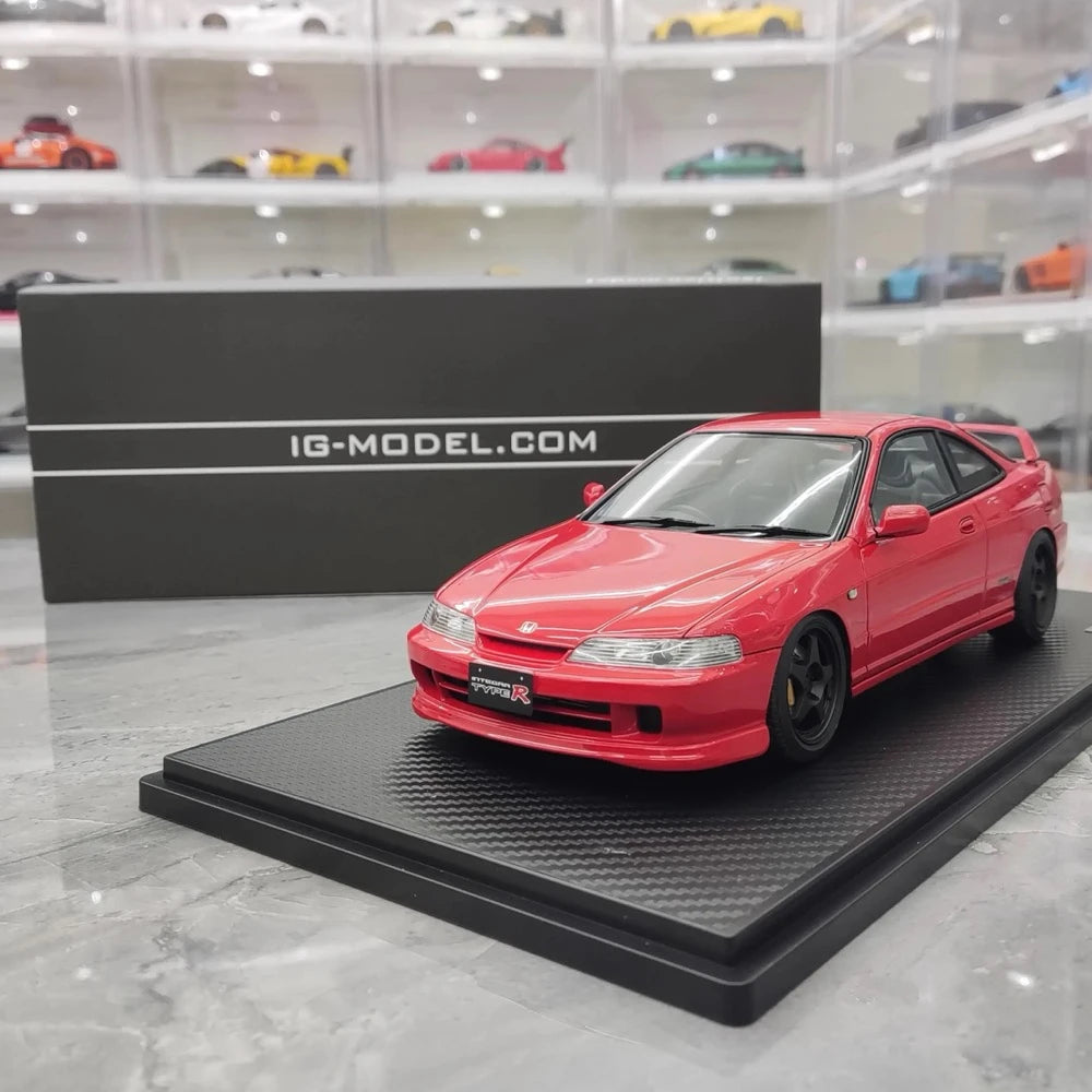 [Ignition] 1:18 Honda 1995 Integra Type R DC2 röd modellbil harts