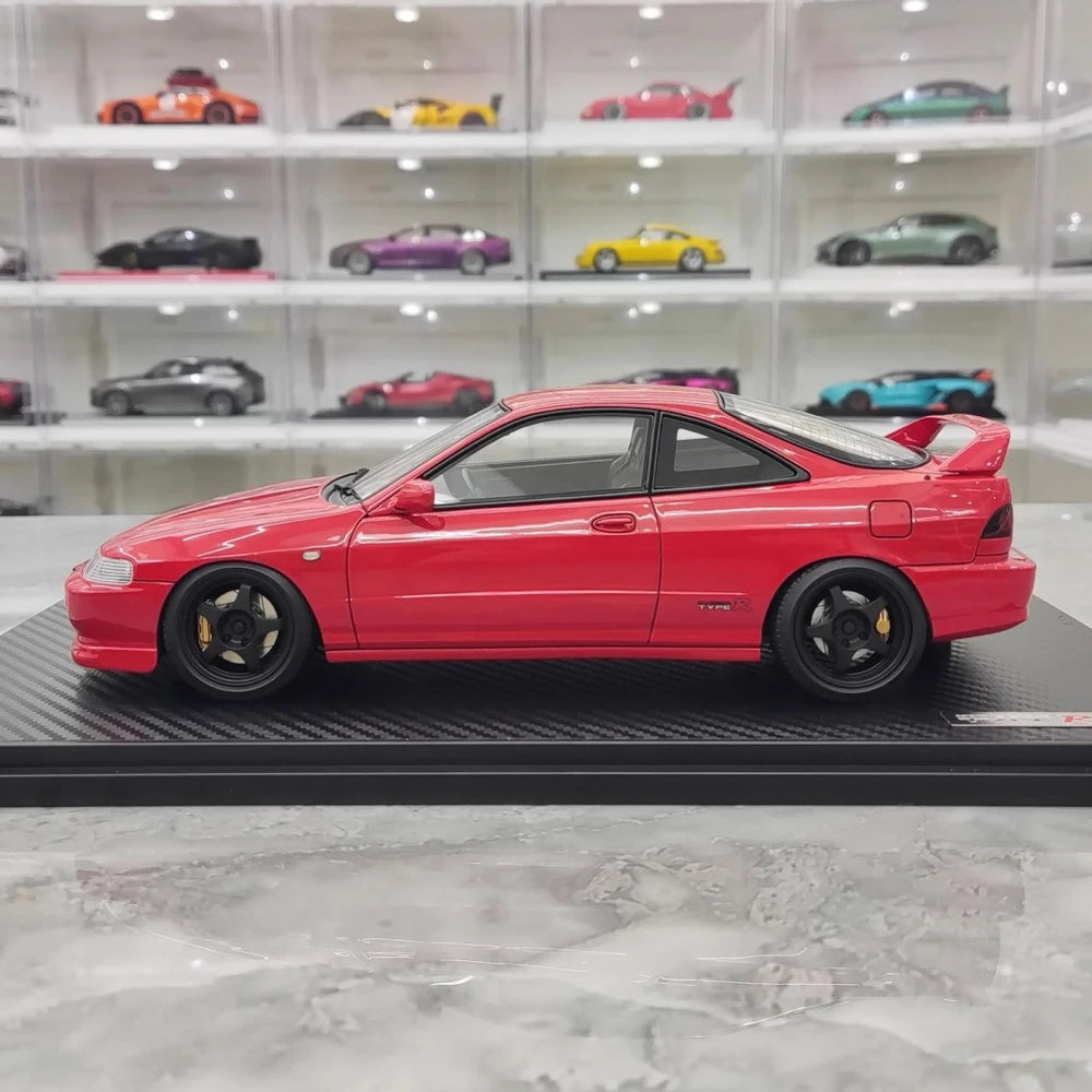 [Ignition] 1:18 Honda 1995 Integra Type R DC2 röd modellbil harts