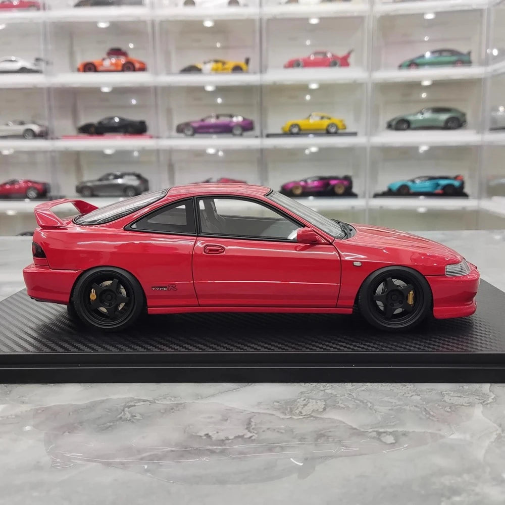 [Ignition] 1:18 Honda 1995 Integra Type R DC2 röd modellbil harts