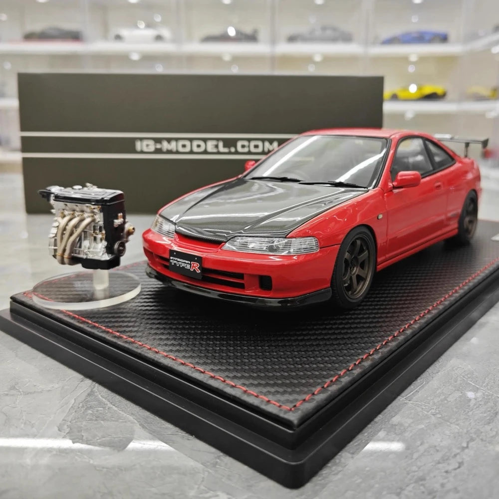 [Ignition] 1:18 Honda 1995 Integra Type R DC2 rouge & noir voiture miniature Resin